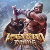 Asgardian Rising slot cover art on 1cbet