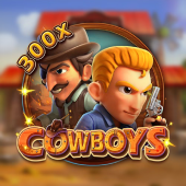 Cowboys slot cover art on 1cbet