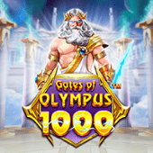 Gates of Olympus 1000 slot cover art on 1cbet