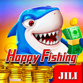 Happy Fishing arcade cover art on 1cbet