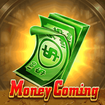 Money Coming slot cover art on 1cbet
