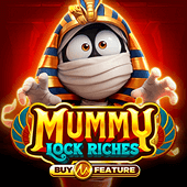 Mummy Lock Riches slot cover art on 1cbet